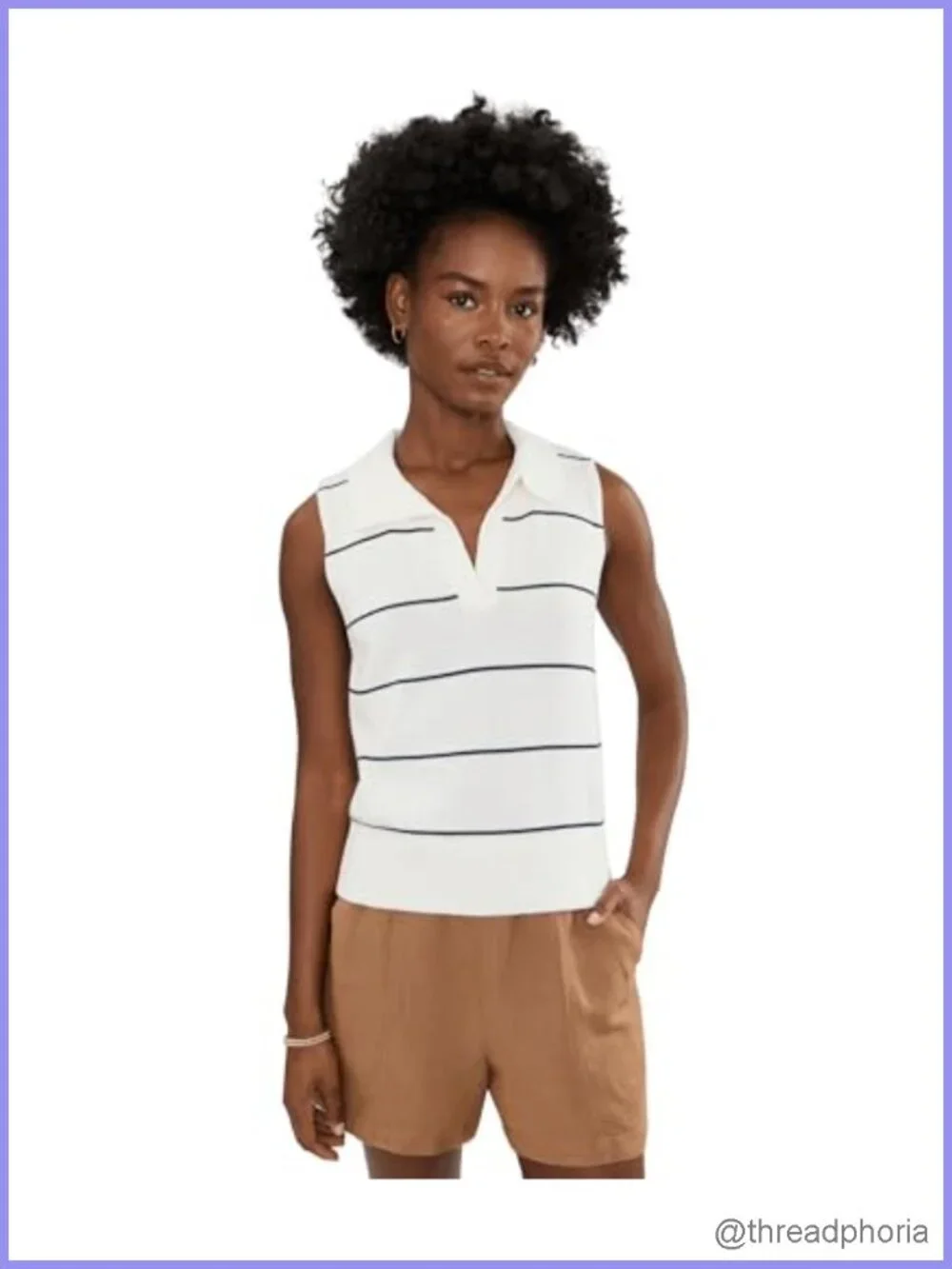 Women's Cotton Rollneck Sleeveless Sweater Tank